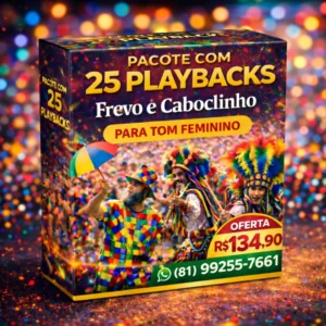 Pacote 25 Playbacks - Frevo e Caboclinho