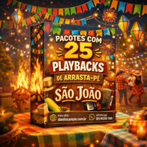 Pacote 25 Playbacks de Arrasta-Pé